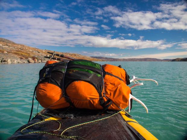 I paddled about 14km on Lake Tasersuaq to reach the northern shore. It was the last day of the 2016 summer in West Greenland.